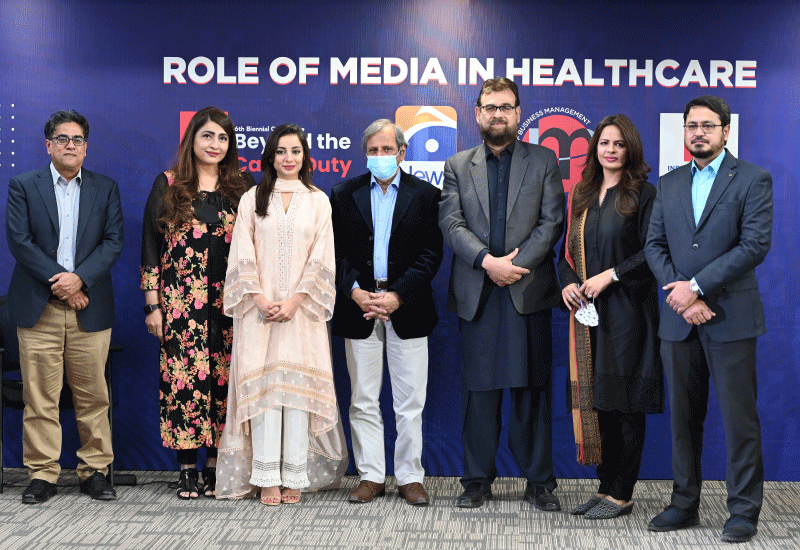 Role of Media in Healthcare Plenary Session covered by exclusive media partner Geo News